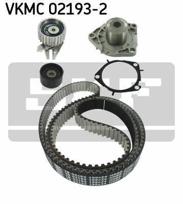 Skf Vkmc 02193-2 Water Pump Timing Belt Set