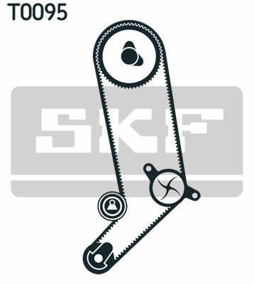 Skf Vkmc 01253 Water Pump Timing Belt Set