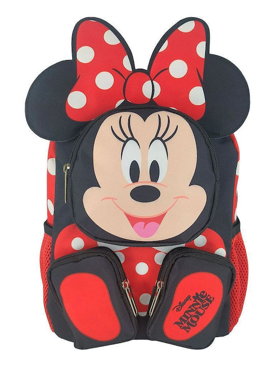 Must Team School Backpack Kindergarten With Water Bottle Holder Red 8L 27 x 10 x 31cm