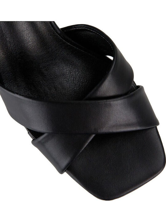 Дамски Сандали На Ток Черни Pdl-12962-(Blk)