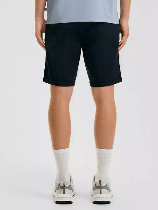 John Men's Chino Bermuda Shorts Navy Blue