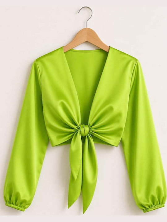 Grüne Damen-Bolero