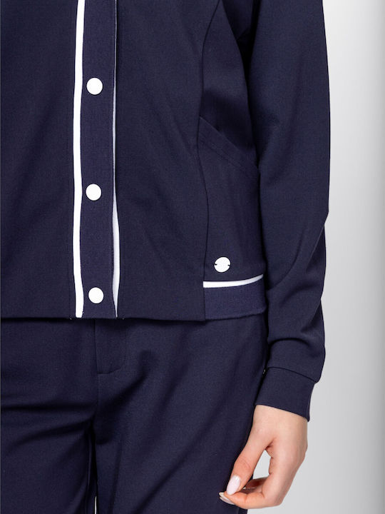 Damen Strickjacke Blau