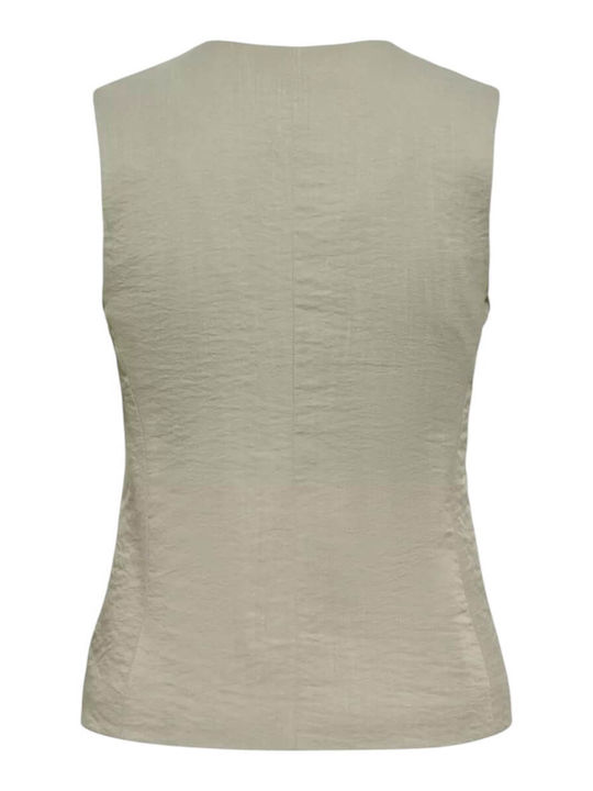 Beige Women's Vest