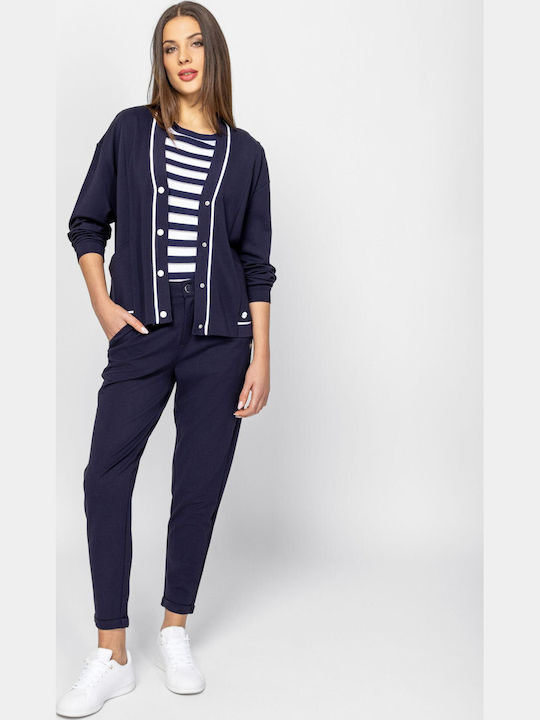 Damen Strickjacke Blau