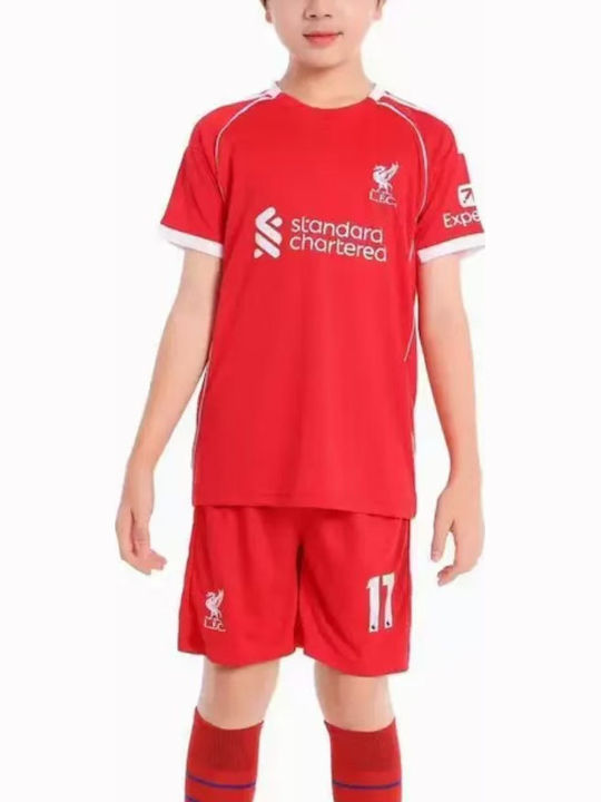 King Kids Football Set Salah Liverpool 2026 Home