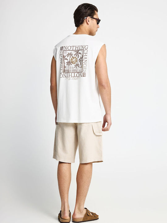 Weißes Herrenbluse