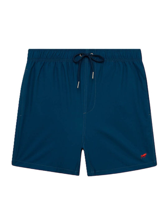 Costum de Baie Bărbați Pantaloni Scurți Albastru Deschis