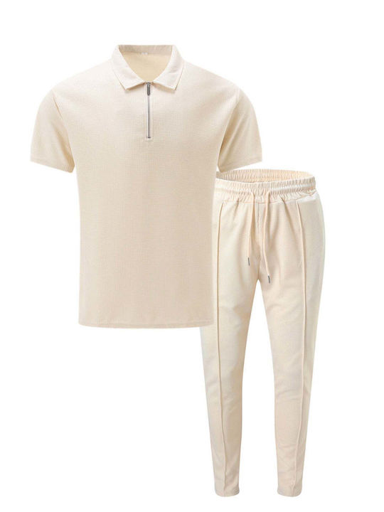 Pantaloni Set Bej