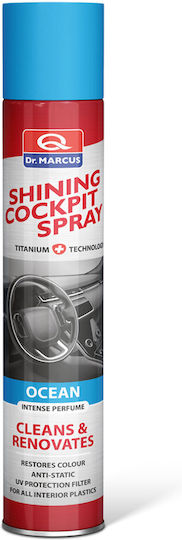 Spray Curățare pentru Bord Auto cu Parfum Ocean Proaspăt 750ml