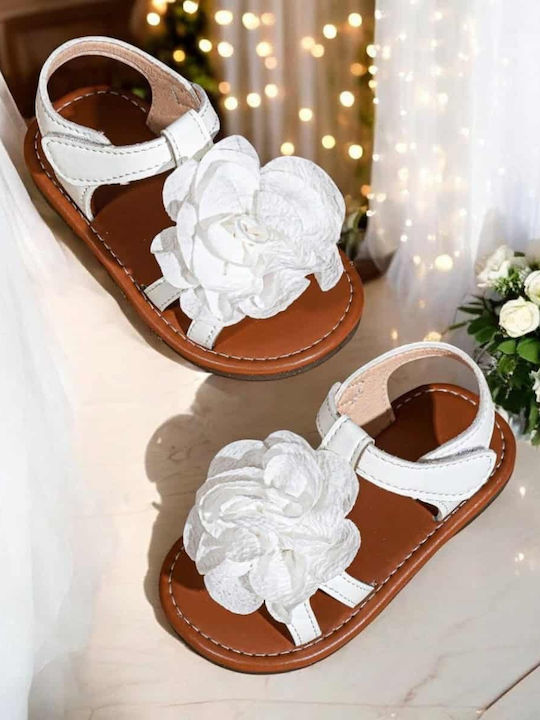 Kids' White Sandals