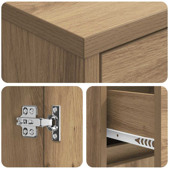 vidaXL Bathroom Vanity Unit without Sink M35xB36.5xH85cm Oak