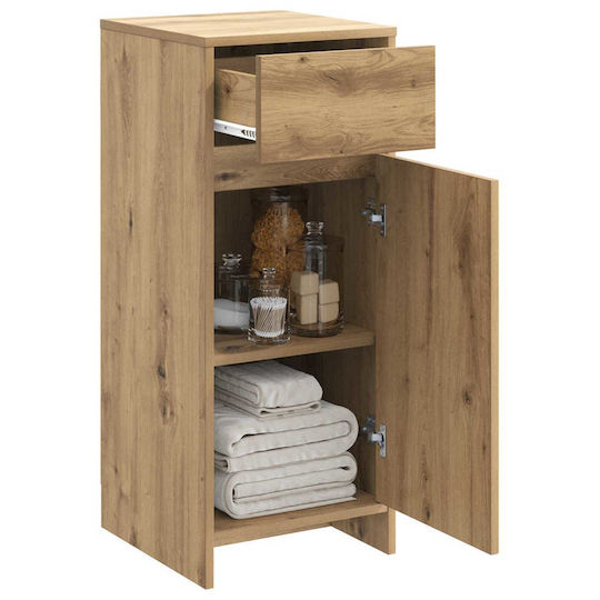 vidaXL Badezimmer Waschtisch-Einheit M35xB36.5xH85cm Eiche