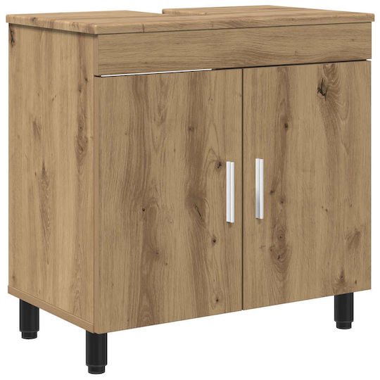 vidaXL Bathroom Vanity Unit without Sink M60xB35xH60cm Oak