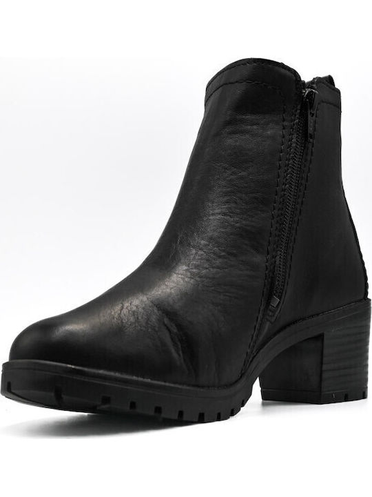 Damen Stiefeletten mit Absatz Schwarz
