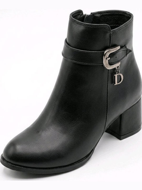 Women's Ankle Boots Black Γ-ΜΠΟΤΑΚΙΑ-015-EL(ISMAIL12)