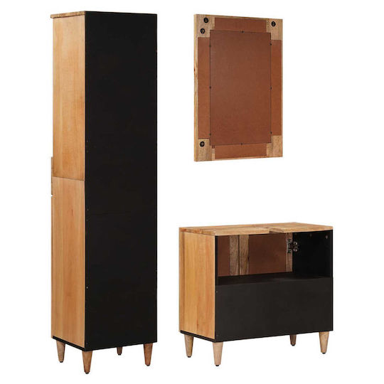 vidaXL Bathroom Vanity Unit Without Sink M62xDepth33xHeight58cm Natural