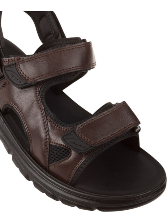 Herrensandalen in Braun Farbe