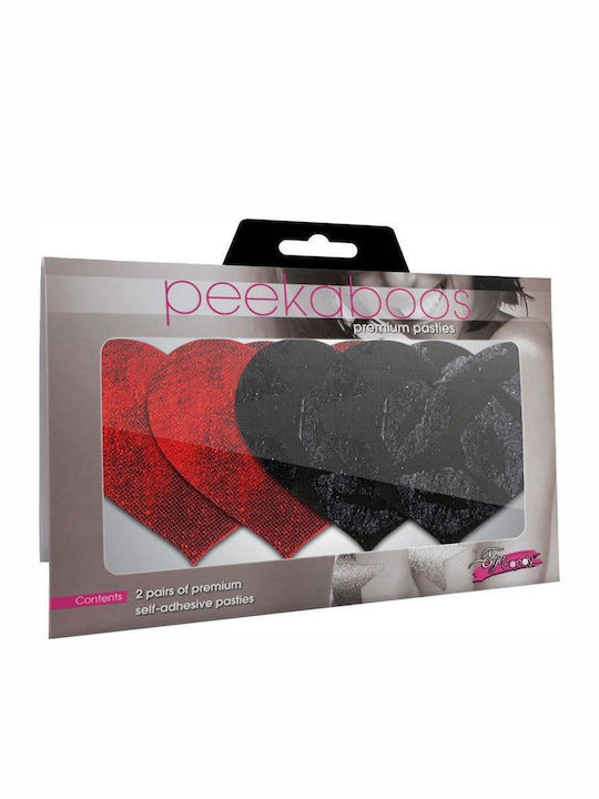 Peekaboos Pasties Stolen Kisses Hearts Покрития за зърна