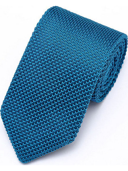 Martin & Co Men's Synthetic Knitted Tie In Blue Color