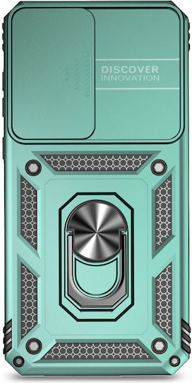 Forcell Back Cover Plastic / Tempered Glass Green (Galaxy A55Oppo A55 5G)