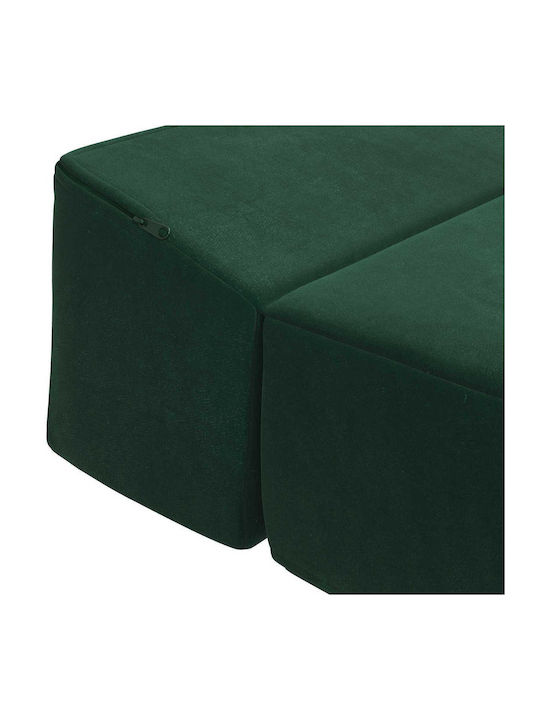 Scaun De Relaxare Pat Verde Închis 200x70x49cm