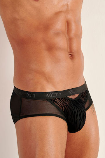 WOH Men's Sexy Slip Black