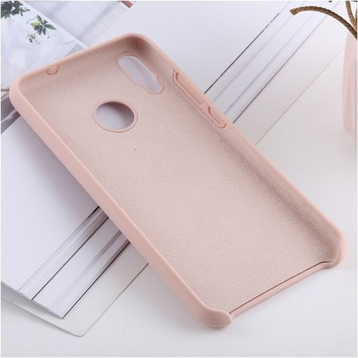 Forcell Solid Back Cover Σιλικόνης Ροζ (Honor 8X)