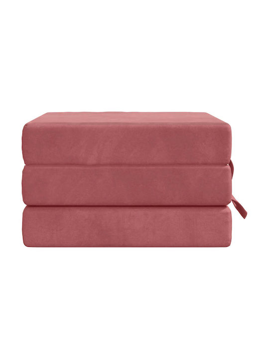 vidaXL Velvet Pink Throw Pillow Cover 63x90cm
