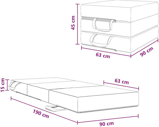 vidaXL Калъф За Възглавница От Кадифе Розов 63x90см