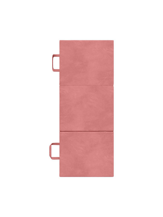 vidaXL Velvet Pink Throw Pillow Cover 63x90cm