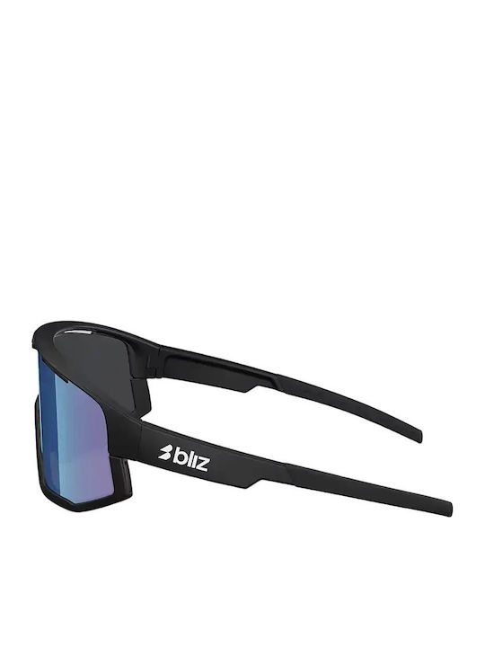 Bliz Fusion Unisex Sunglasses with Black Frame and Black Mirror Lens 70050833