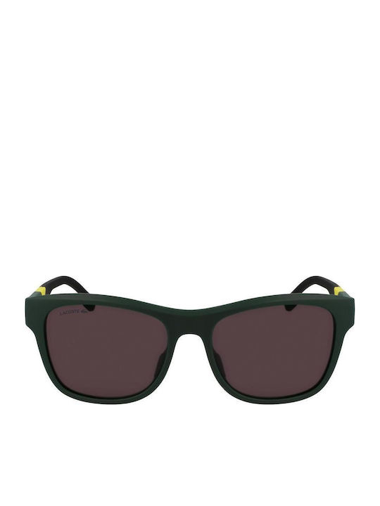 Lacoste Men's Sunglasses with Green Frame and Green Lens