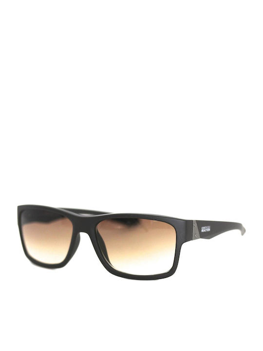 Kenneth Cole Unisex Sunglasses with Brown Plastic Frame and Brown Gradient Lens