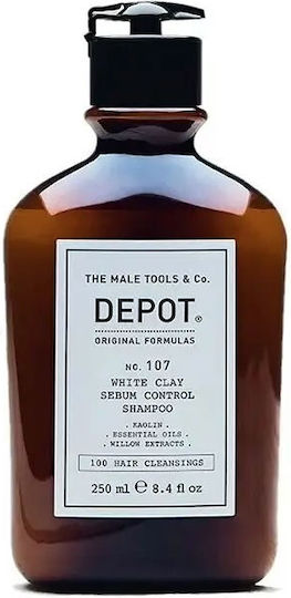 Depot No.107 White Clay Shampoos for Oily Hair 250ml