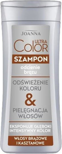 Joanna Ultra Color Brown & Auburn Σαμπουάν Αναδόμησης/Θρέψης & Διατήρησης Χρώματος για Βαμμένα Μαλλιά 200ml