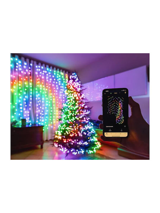 400 Lights LED 2.1m. x 150cm Multicolor type Curtain