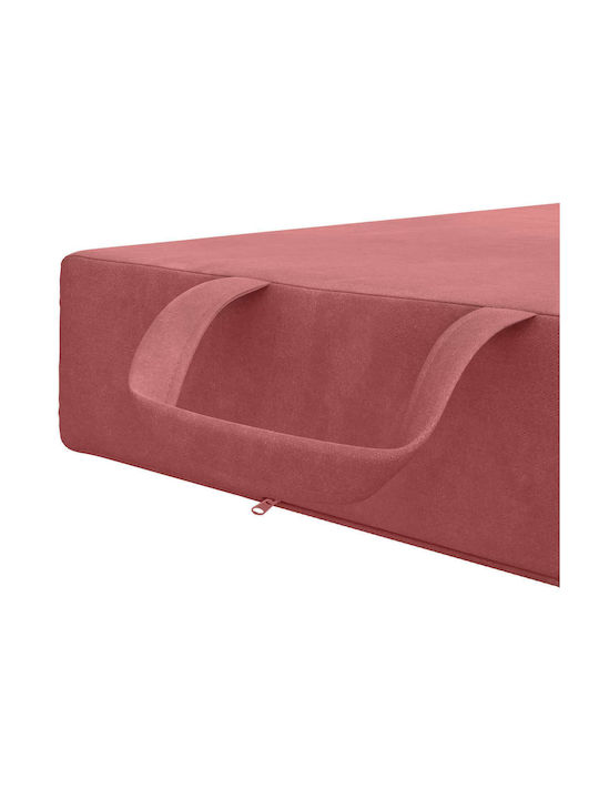 vidaXL Velvet Pink Decorative Pillow Case 63x75cm