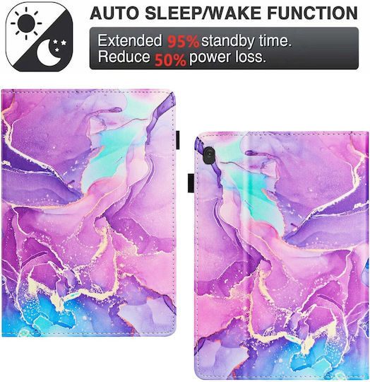 Tab M10 X605 X505 Flip Cover Μωβ (Lenovo Tab M10 X605, X505)