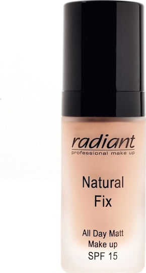 Radiant Natural Fix All Day Matt Liquid Foundation SPF15 06 Tan 30ml