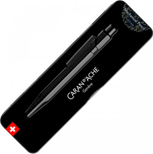 Caran D'ache Μολυβι Μηχανικο 0.5mm Κουτι Μεταλικο 849 Horse Μαυρο