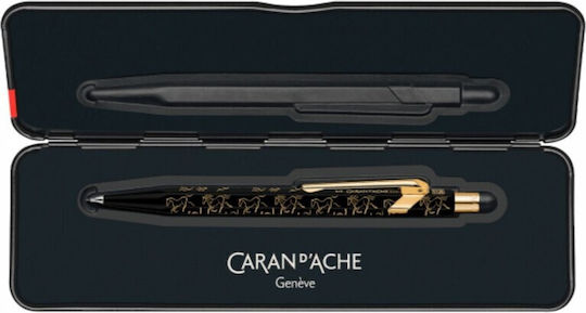 Caran D'ache Μολυβι Μηχανικο 0.5mm Κουτι Μεταλικο 849 Horse Μαυρο