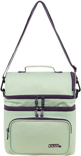 Polo Double Cooler School Insulated Lunch Bag 9l Blue 25x19x29cm