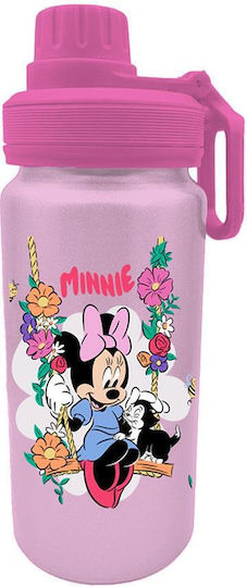 PP Food Container 800ml & Aluminum Water Bottle 500ml Set Minnie