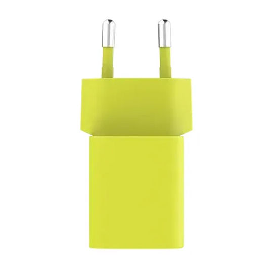 TTEC Φορτιστής GaN με Θύρα USB-C και Καλώδιο USB-C - USB-C 45W Power Delivery Neon Yellow (SmartCharger)