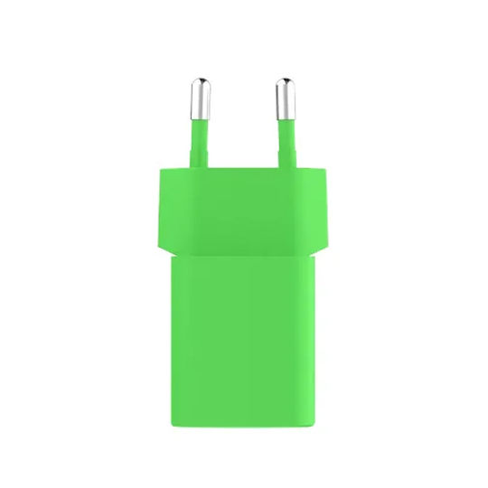 TTEC GaN Charger With USB-C Port And USB-C - USB-C Cable 45W Power Delivery Neon Green SmartCharger