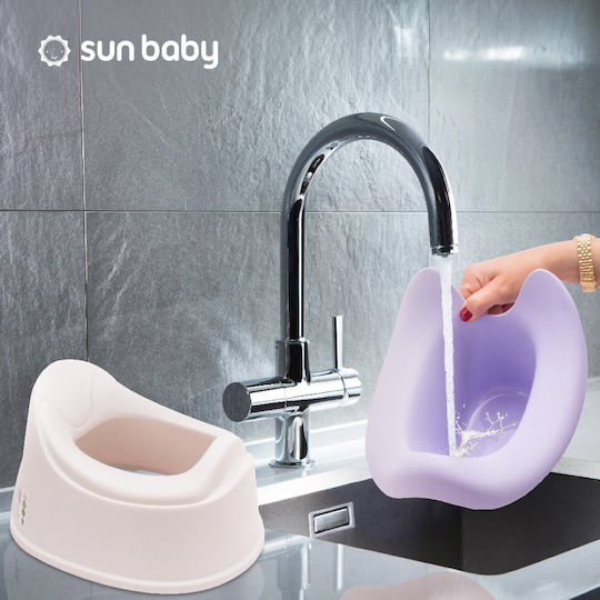 Sun Baby Potty Clasic Alb până la 15kg