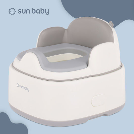 Sun Baby Klassisches Töpfchen mit Deckel Weiß bis 15kg