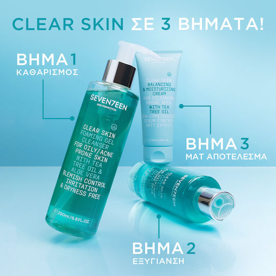 Seventeen Clear Skin Lotion Cleansing Face for Acne-Prone Skin 100ml