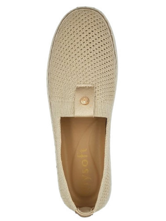 Ανατομικά Γυναικεία Slip-On Μπεζ